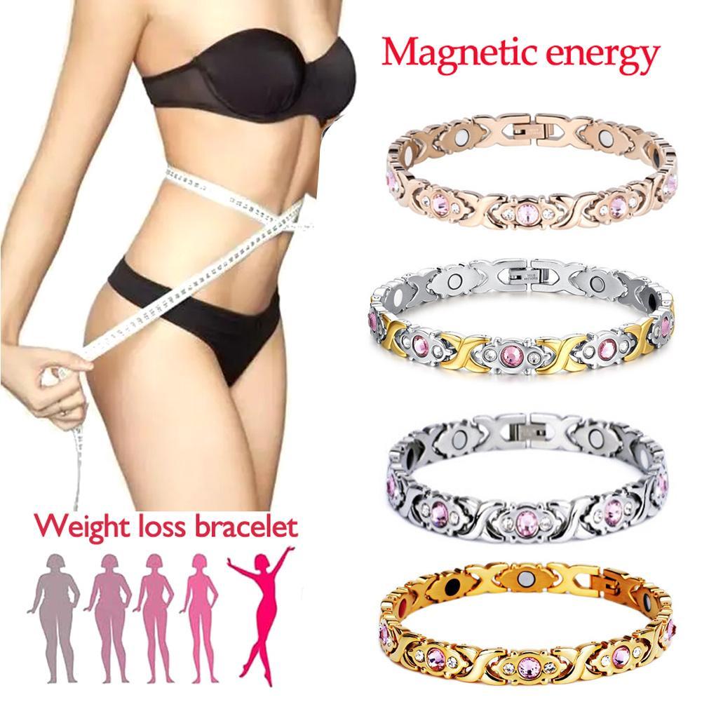 Health Wellness Gifts For Men - Magnetisches Lymphatisches Detox-Armband mit Zirkon-Schlankheitstherapie für