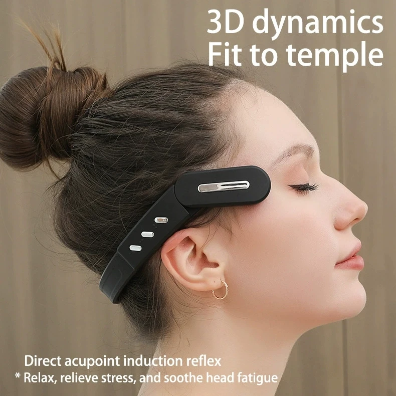 Scalp Massager Electric - Elektrischer 3D-Kopfmassagegerät EMS Kopfschmerzen Musik Migräne