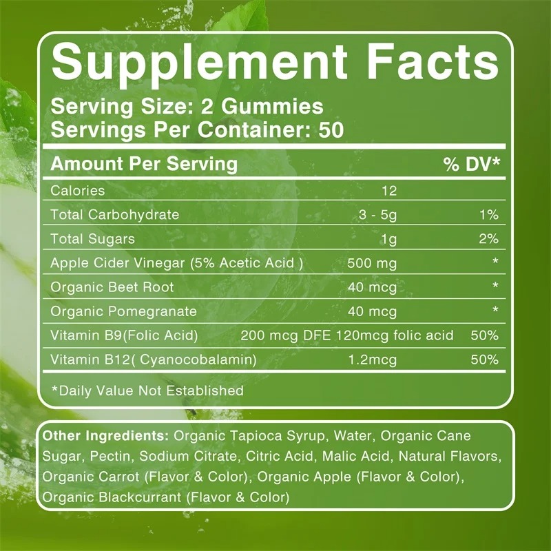 Keto-Gummibärchen – mit Apfele – Health Wellness Energy Bewertung und Preis